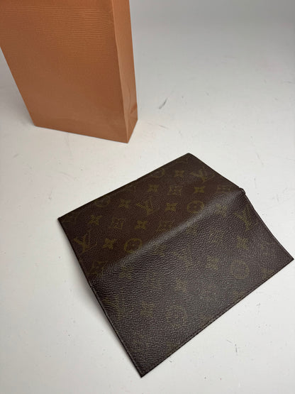 Vintage Louis Vuitton Monogram ID Holder / Card Holder Brown
