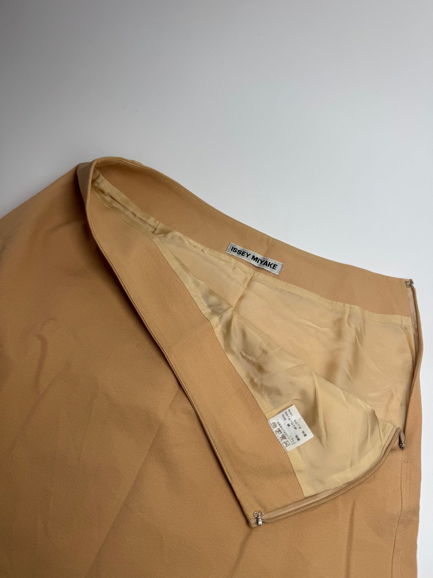 Vintage Issey Miyake Skirt Camel 38/M
