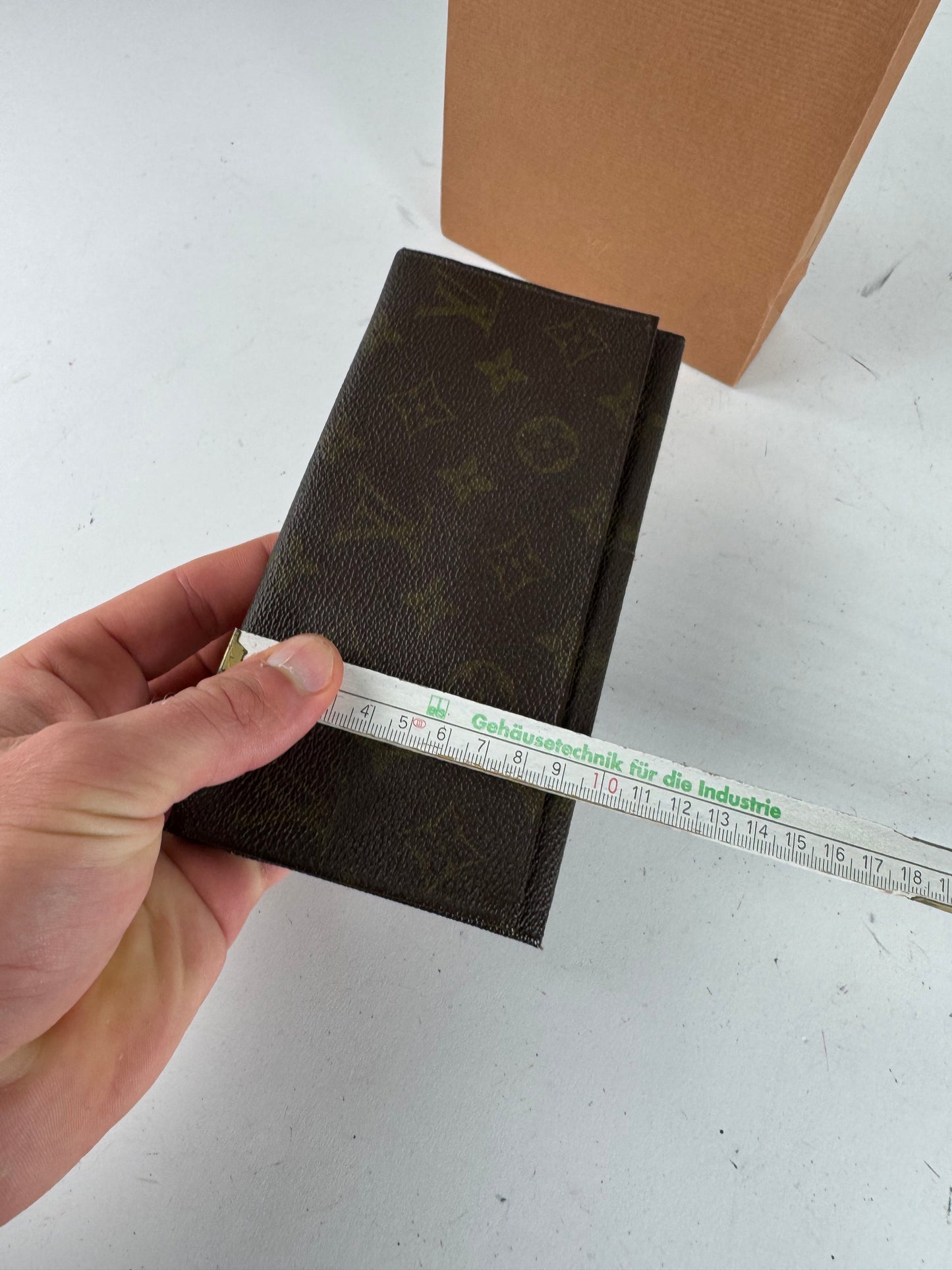 Vintage Louis Vuitton Monogram ID Holder / Card Holder Brown