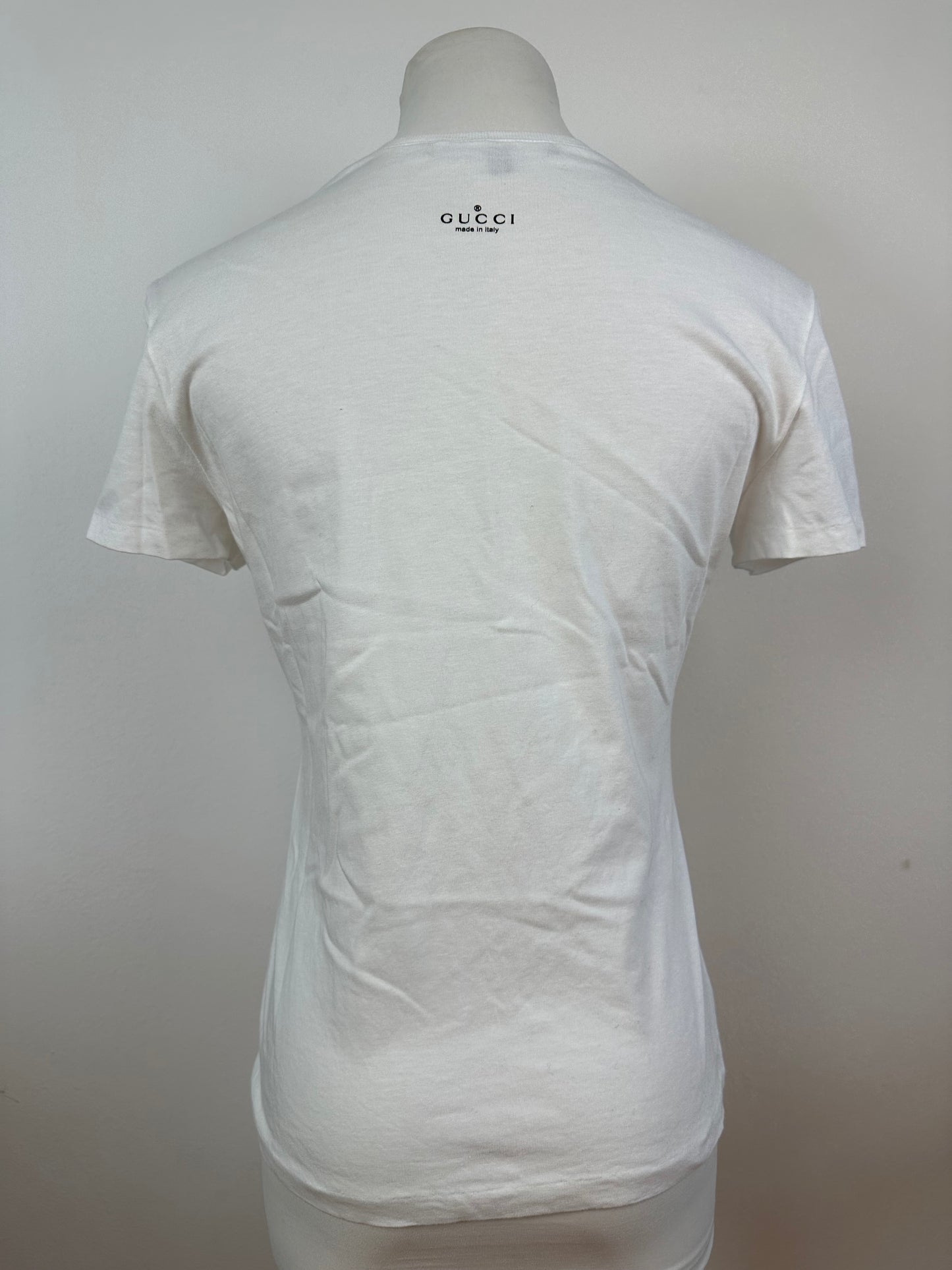 Vintage Gucci White Crewneck Shirt M