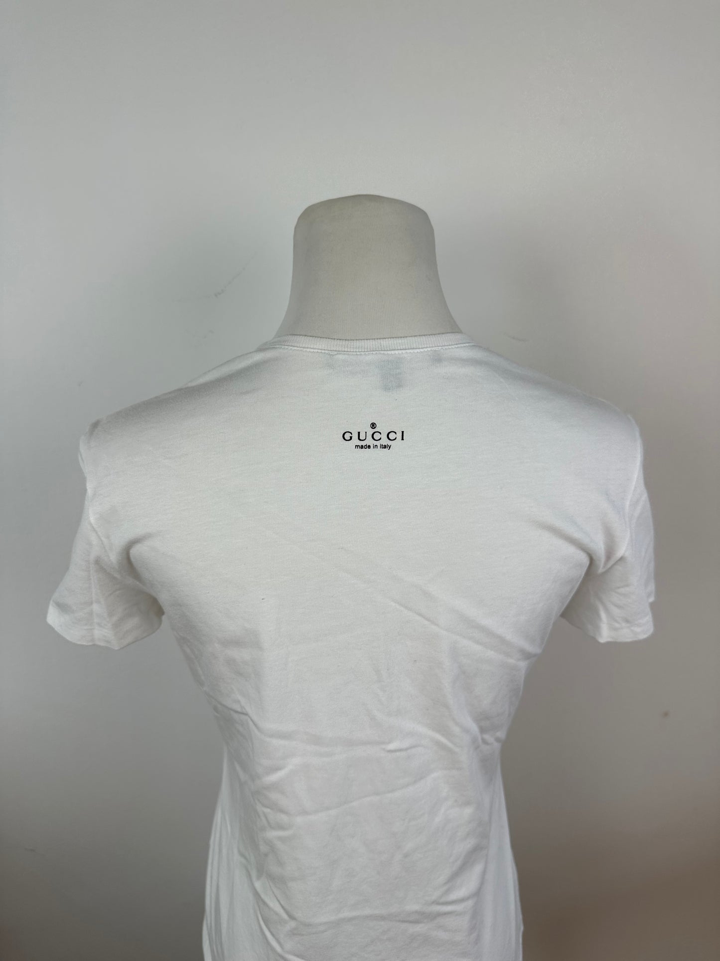 Vintage Gucci White Crewneck Shirt M