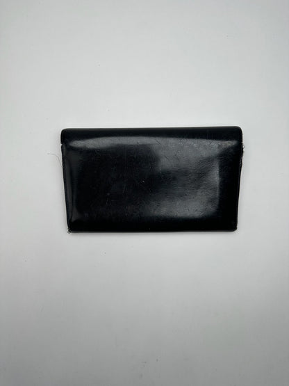 Vintage Cartier Panthere Leather Wallet Black