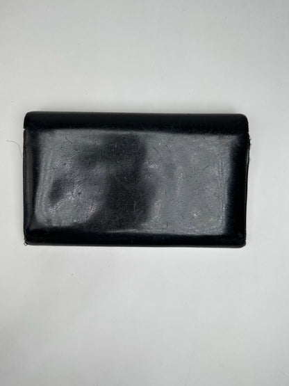 Vintage Cartier Panthere Leather Wallet Black