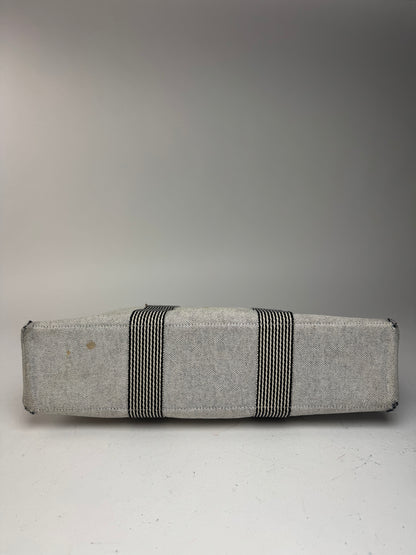 Sac cabas Hermès vintage en coton blanc