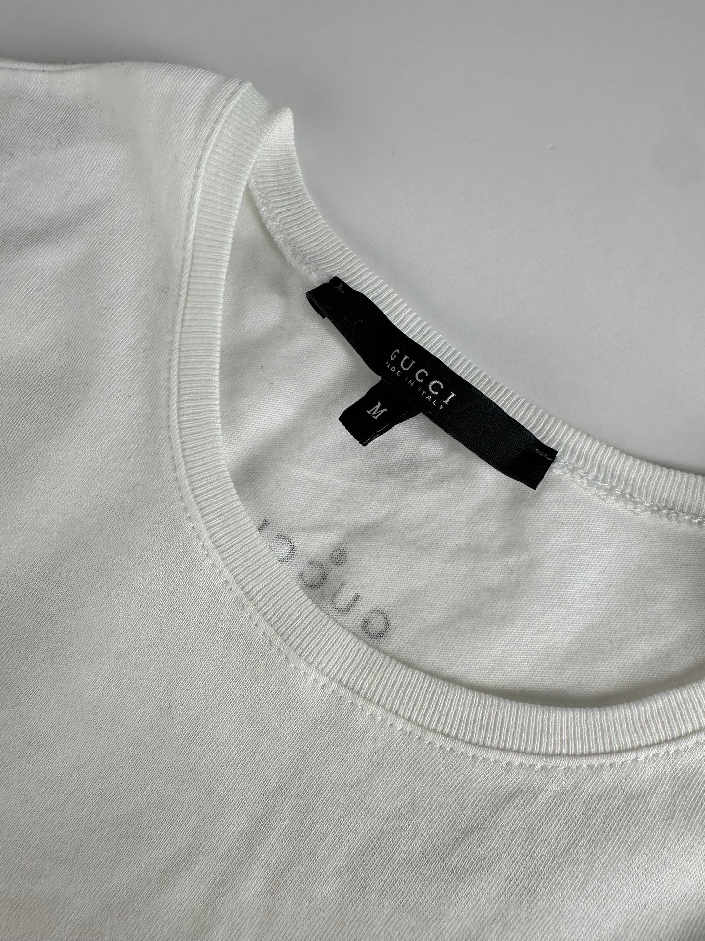 Vintage Gucci White Crewneck Shirt M