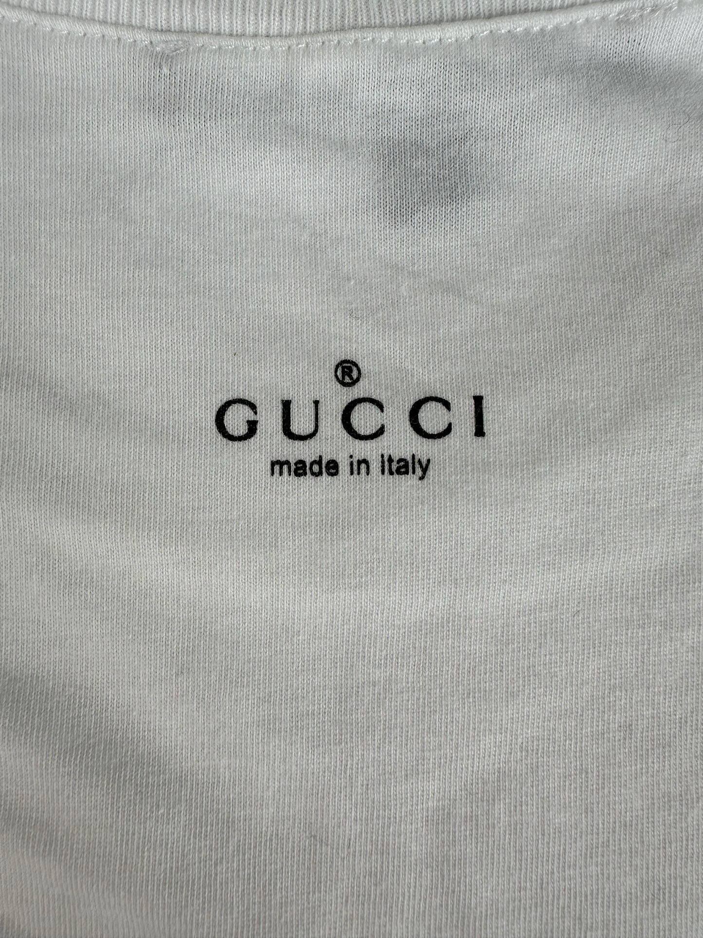 Vintage Gucci White Crewneck Shirt M