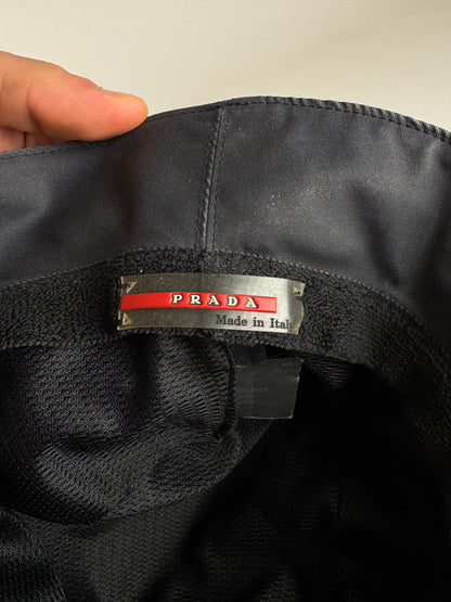Vintage Prada Bucket Hat Grey L