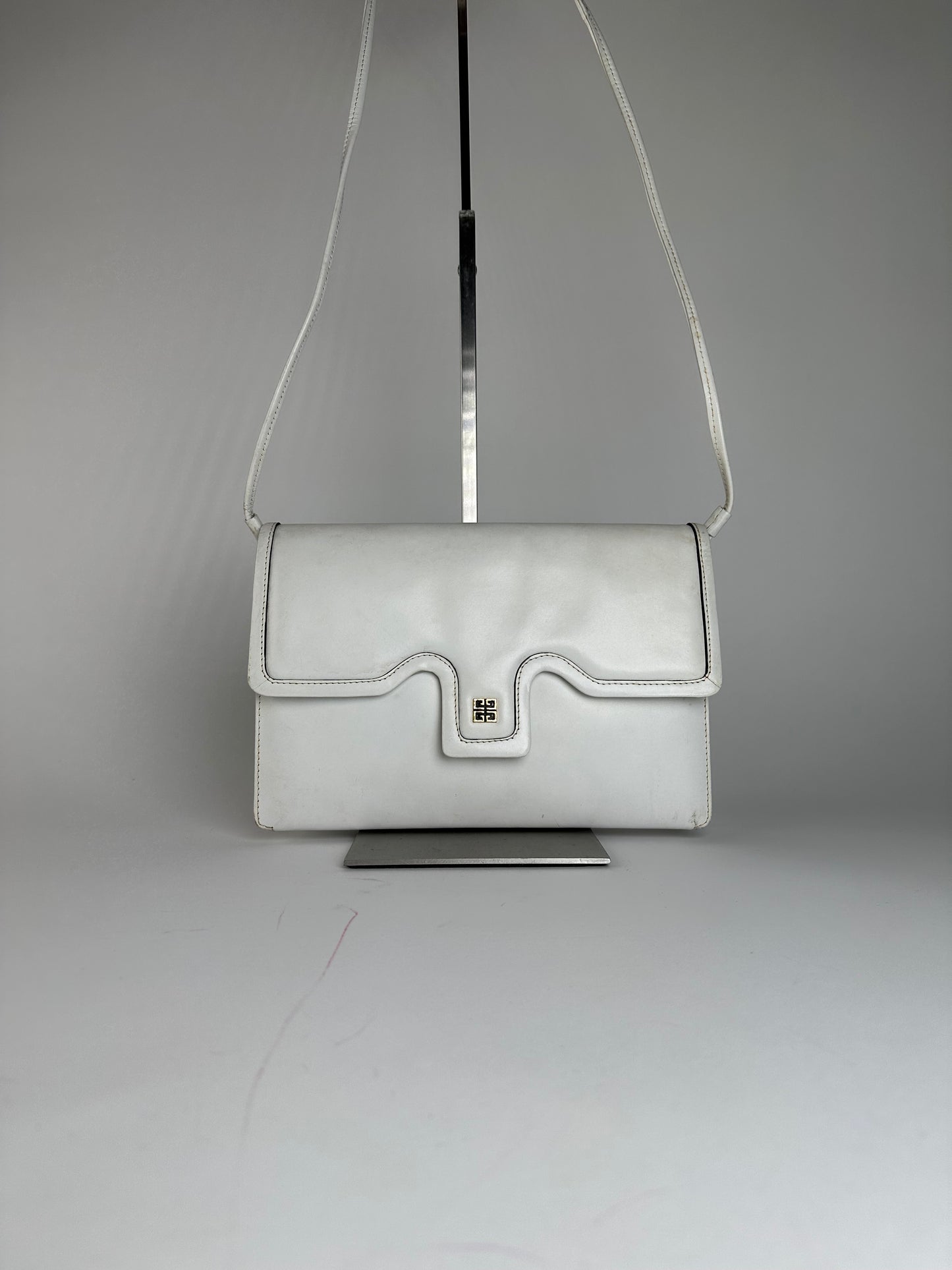 Vintage Givenchy Multiway Leather Bag White