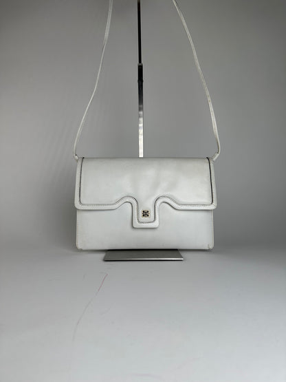 Vintage Givenchy Multiway Leather Bag White