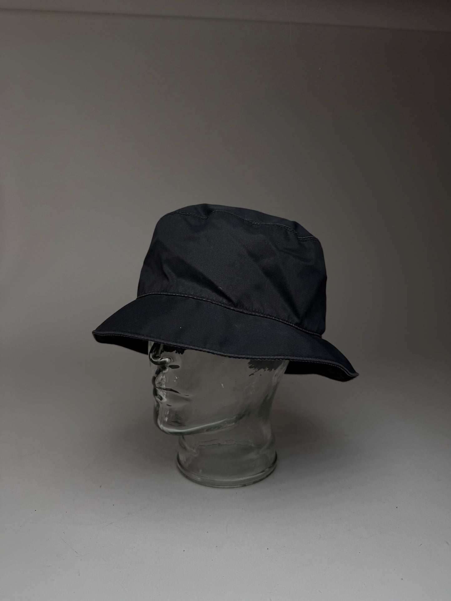Vintage Prada Bucket Hat Grey L