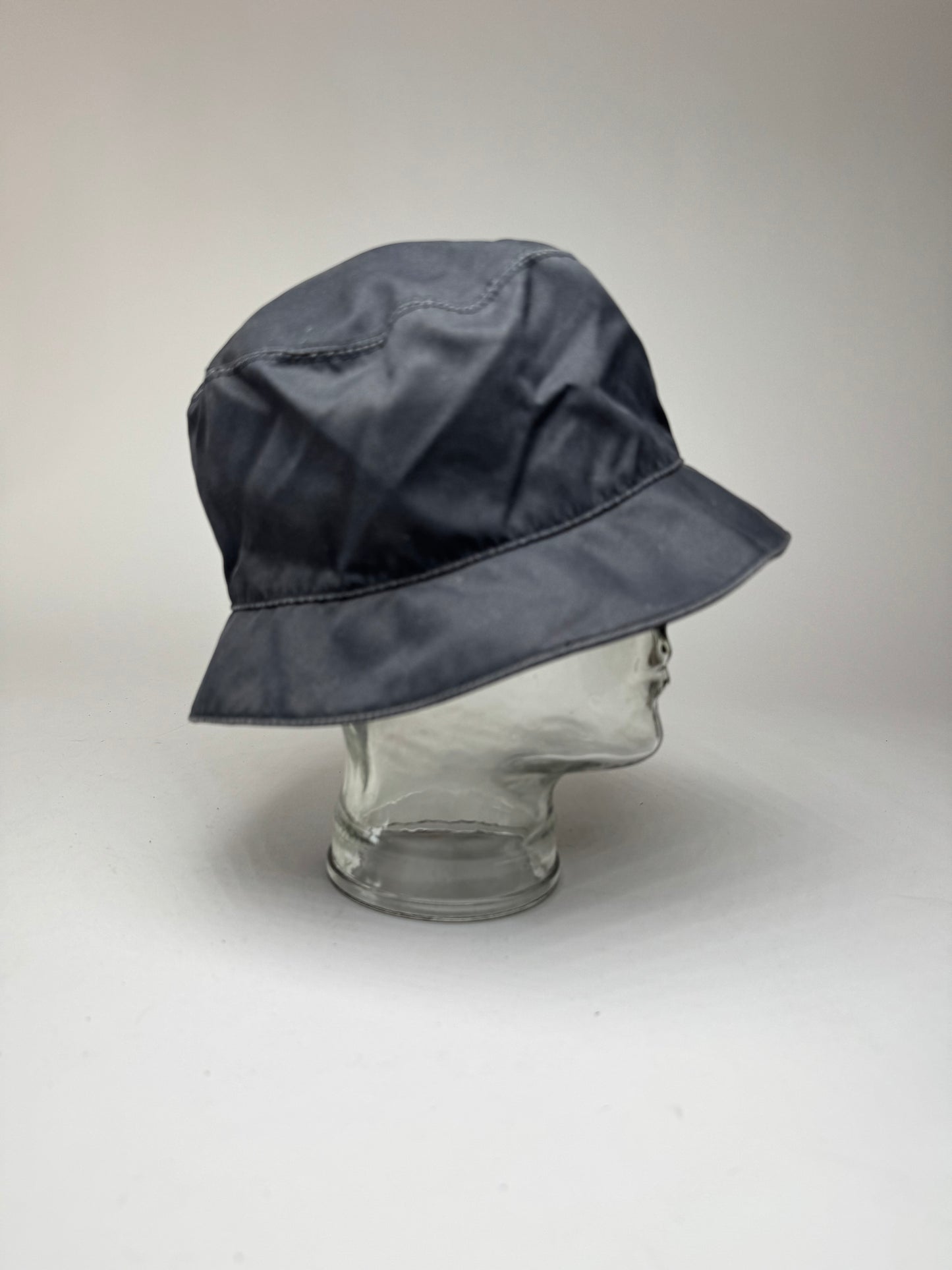 Vintage Prada Bucket Hat Grey L