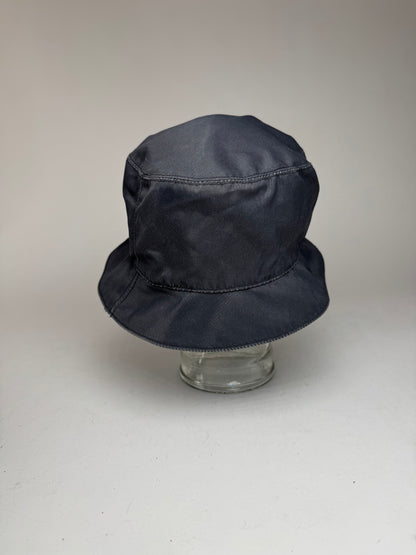 Vintage Prada Bucket Hat Grey L