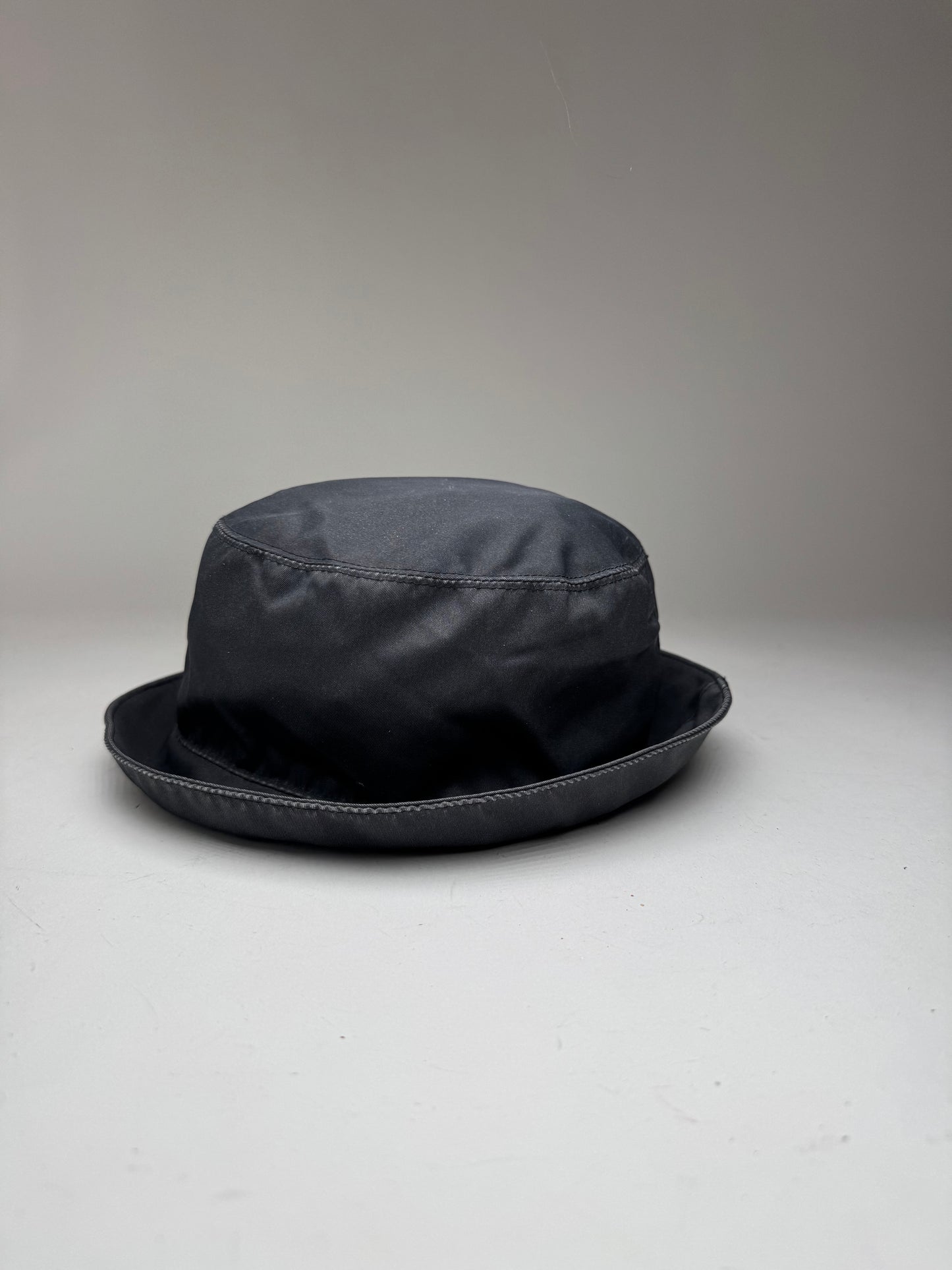 Vintage Prada Bucket Hat Grey L