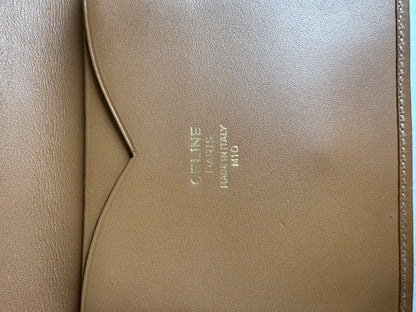 Vintage Celine Macadam Monogram Canvas Wallet Beige Brown