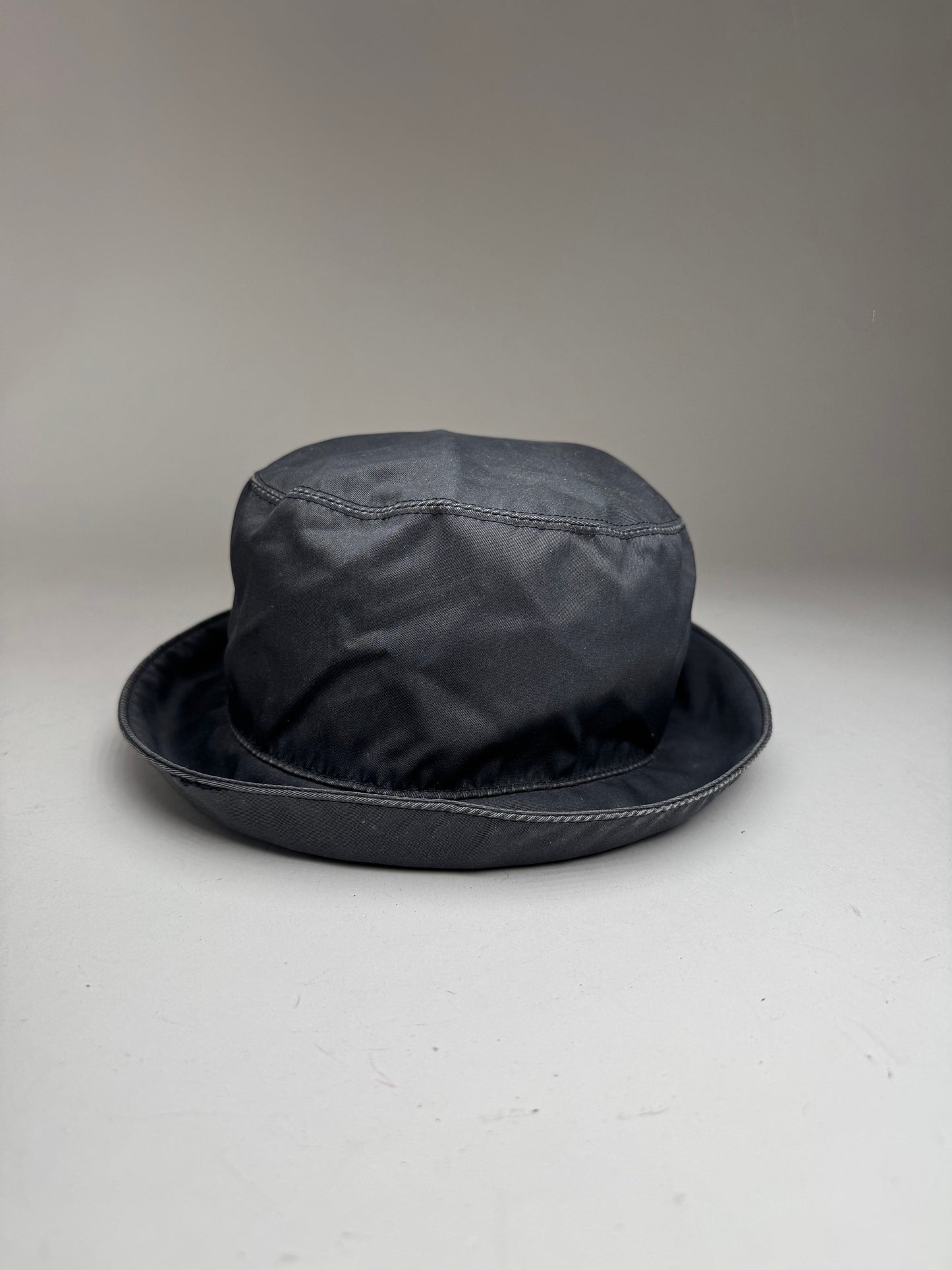 Vintage Prada Bucket Hat Grey L