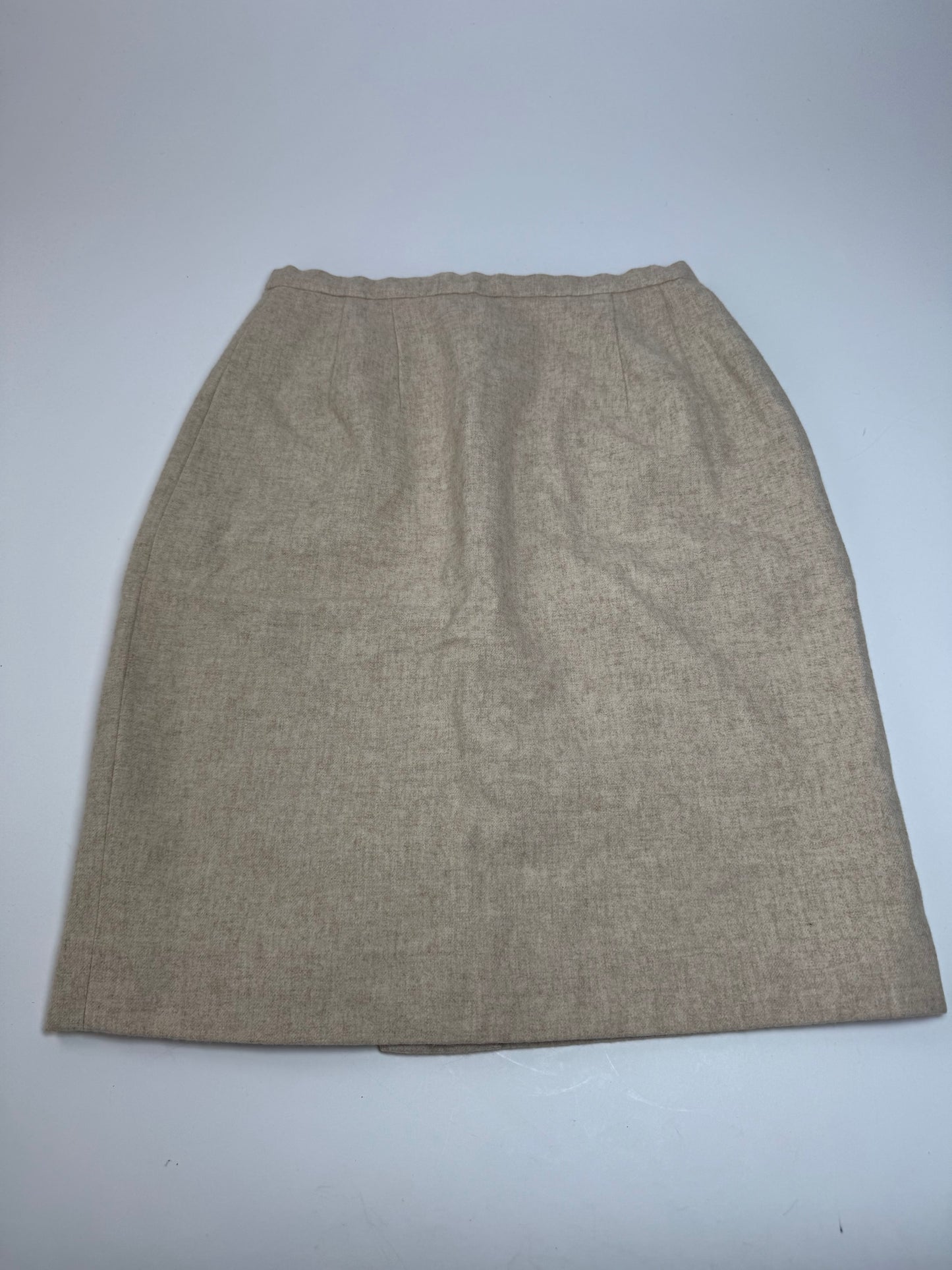 Vintage Dior Wool Skirt Beige M