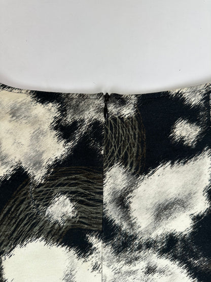 Vintage Roberto Cavalli Long Sleeve Dress Abstract Print c. 2014 L