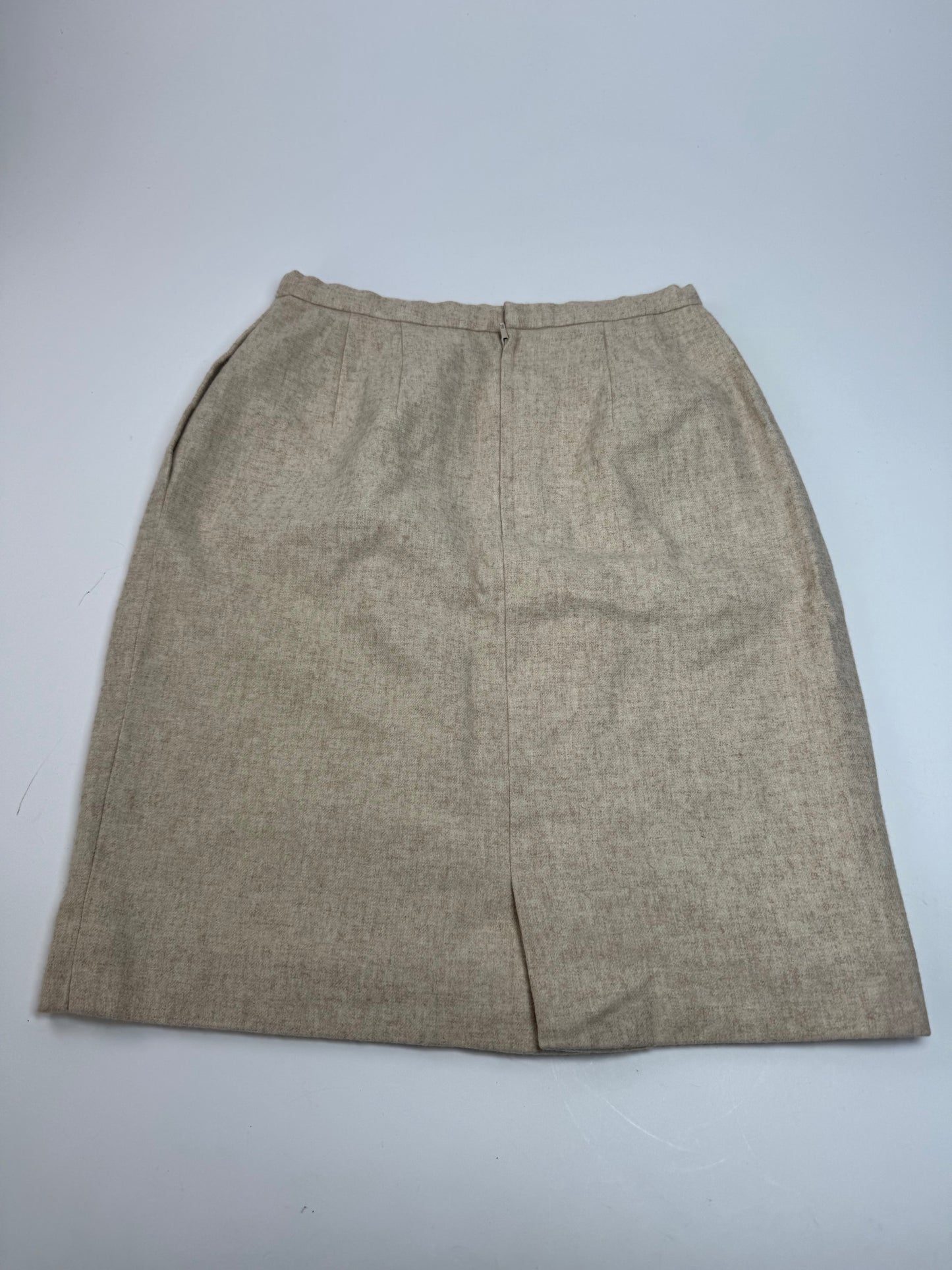 Vintage Dior Wool Skirt Beige M
