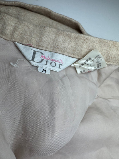 Vintage Dior Wool Skirt Beige M