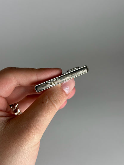 Vintage Celine Paris Tie/money Clamp Silver