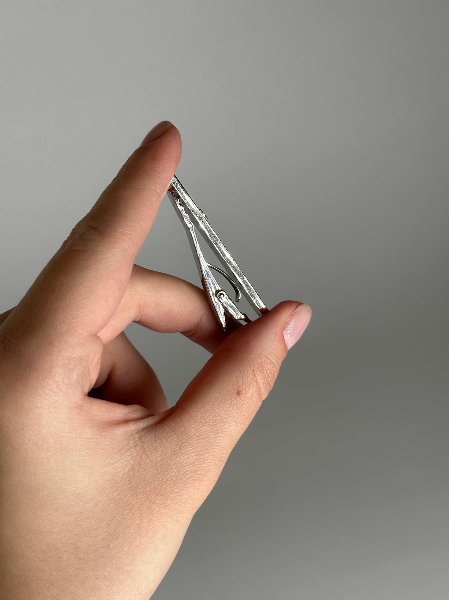 Vintage Celine Paris Tie/money Clamp Silver