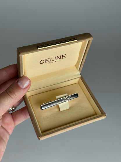 Vintage Celine Paris Tie/money Clamp Silver