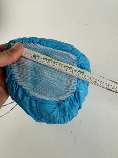 Sac plissé vintage Issey Miyake bleu