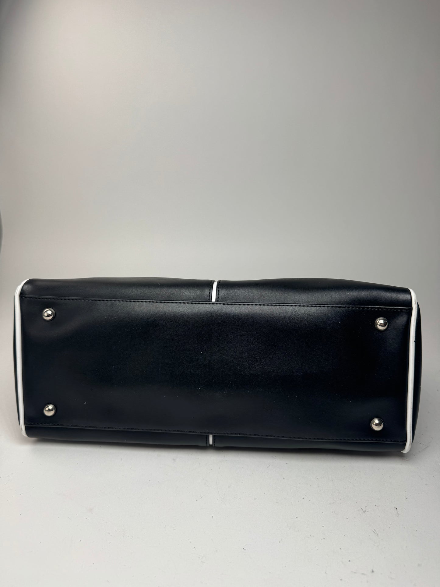 Sac Courreges vintage en cuir noir