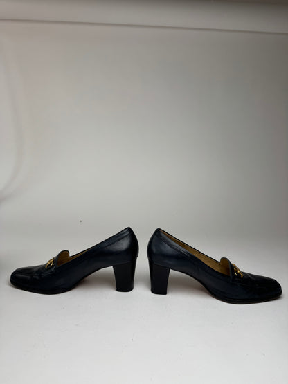 Vintage Gucci Horsebit Patent Leather Pumps 36,5