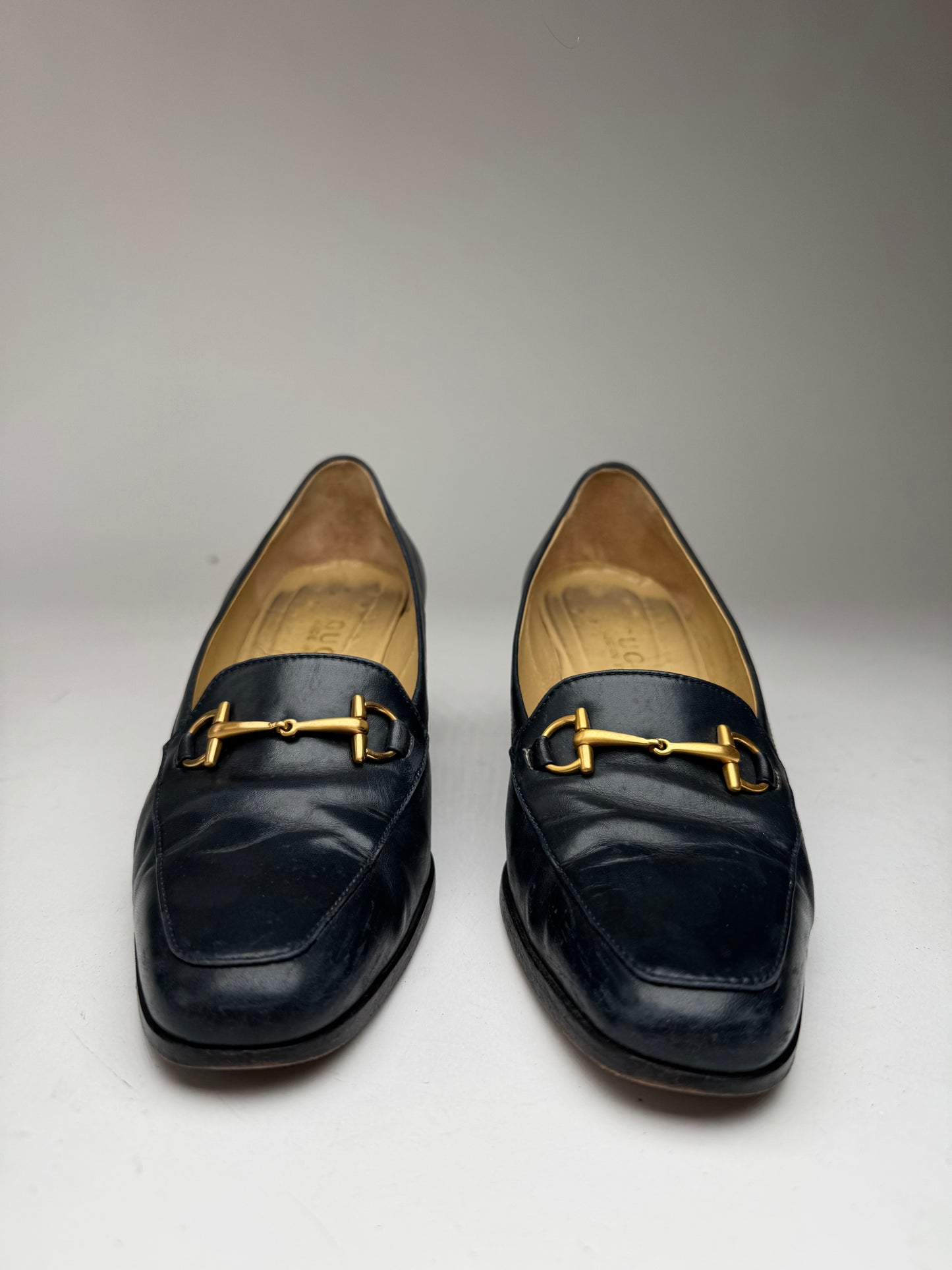 Vintage Gucci Horsebit Patent Leather Pumps 36,5