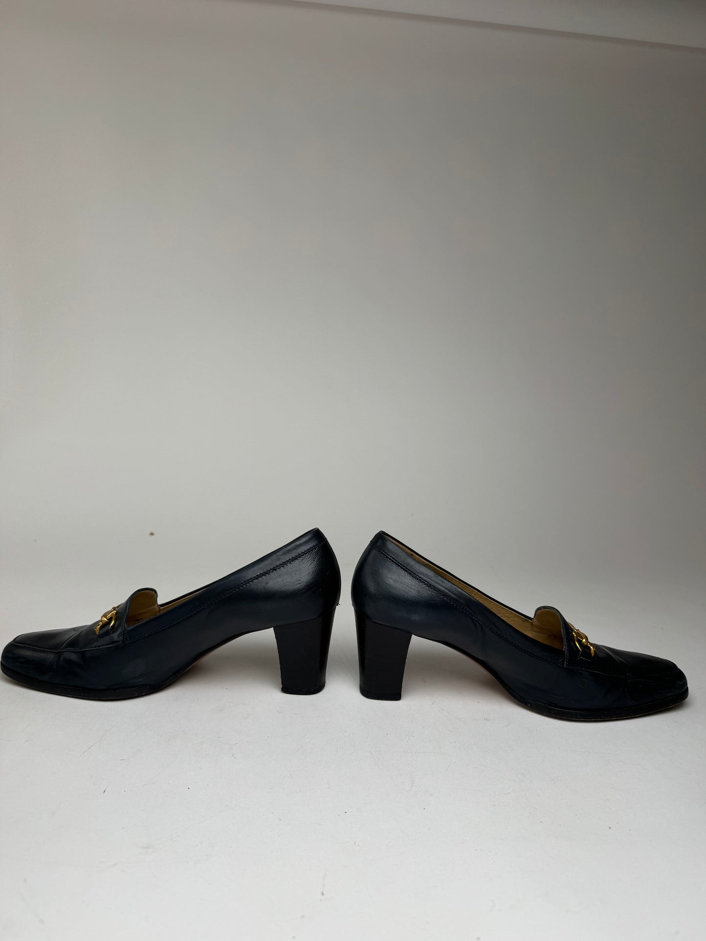 Vintage Gucci Horsebit Patent Leather Pumps 36,5