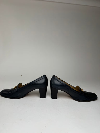 Vintage Gucci Horsebit Patent Leather Pumps 36,5