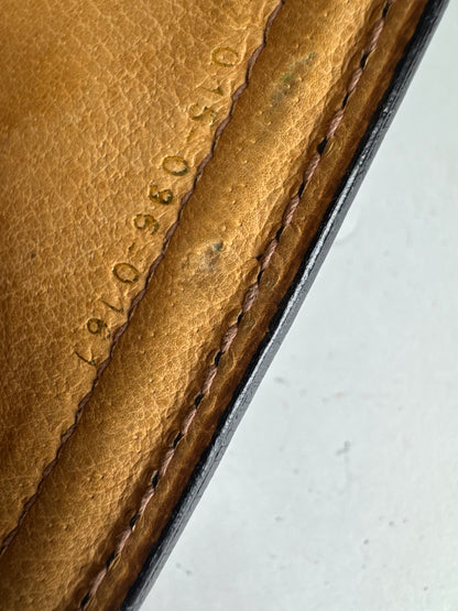 Vintage Gucci Leather Clutch Black