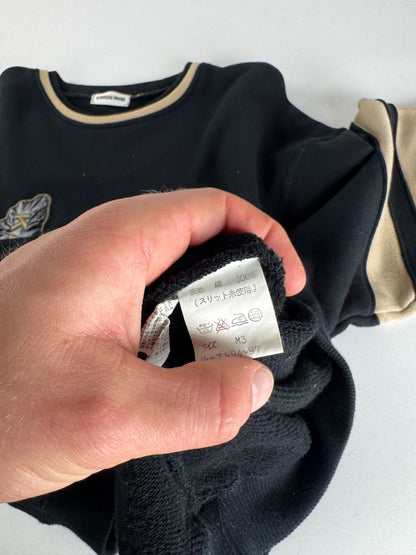 Vintage Kansai Yamamoto Crewneck Men’s Sweater Black Golden M/L