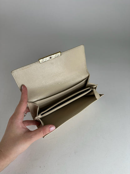 Vintage Cartier Leather Wallet White