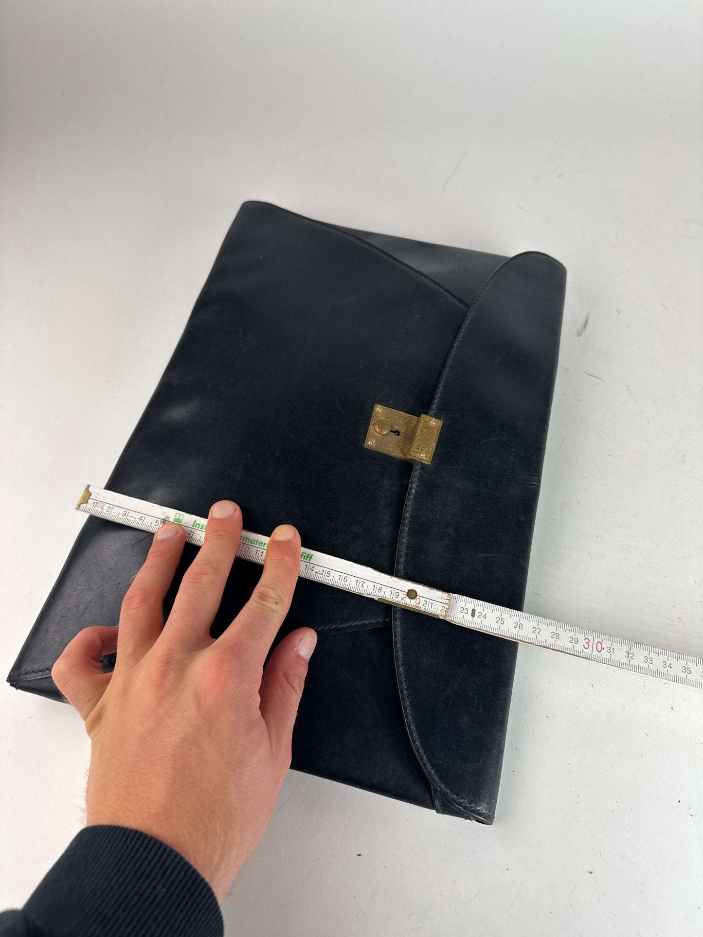 Vintage Gucci Leather Clutch Black