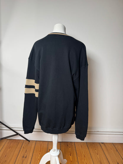 Vintage Kansai Yamamoto Crewneck Men’s Sweater Black Golden M/L