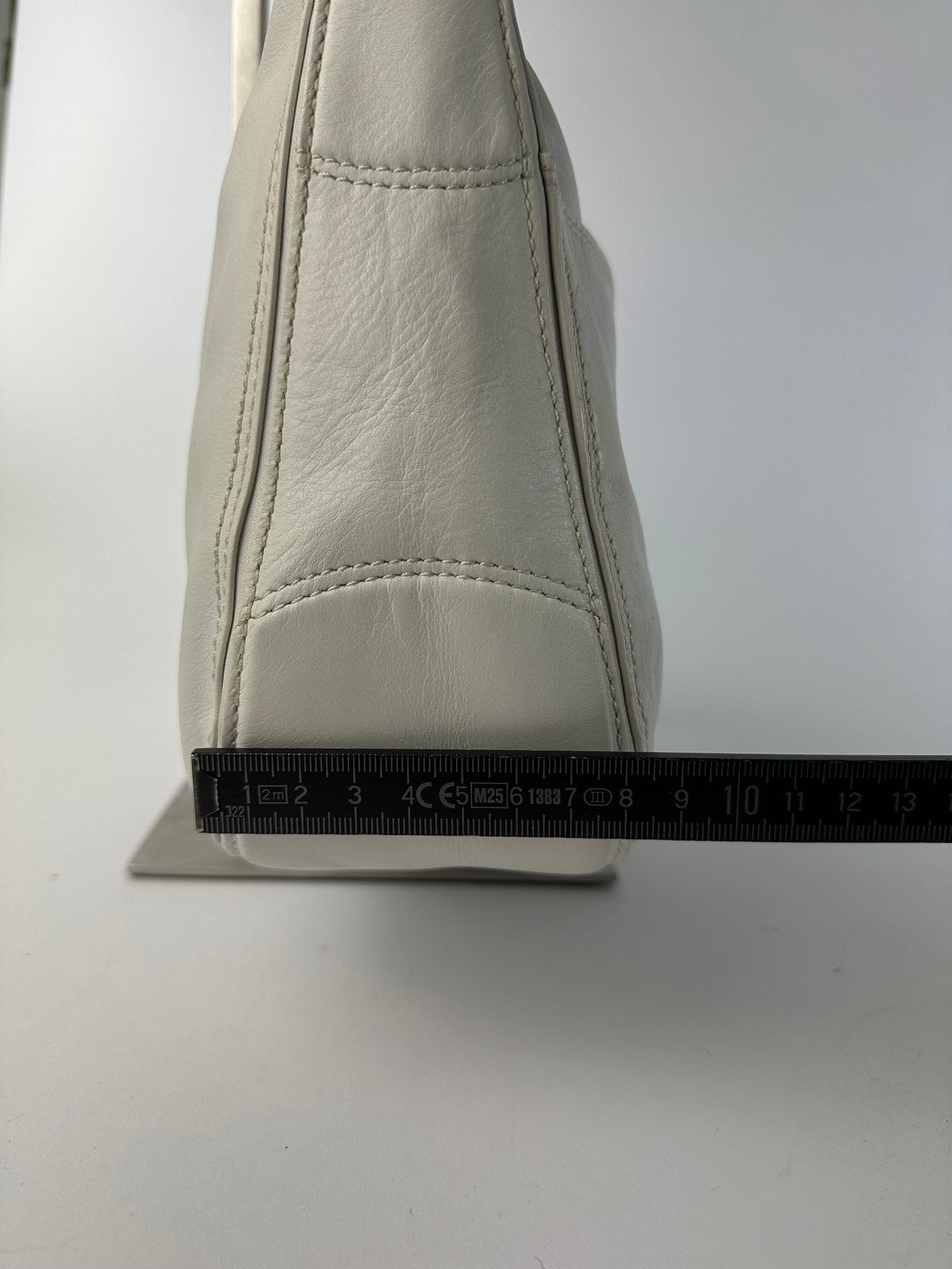 Vintage Issey Miyake IM Product Leather Shoulder Bag Early 2000s White