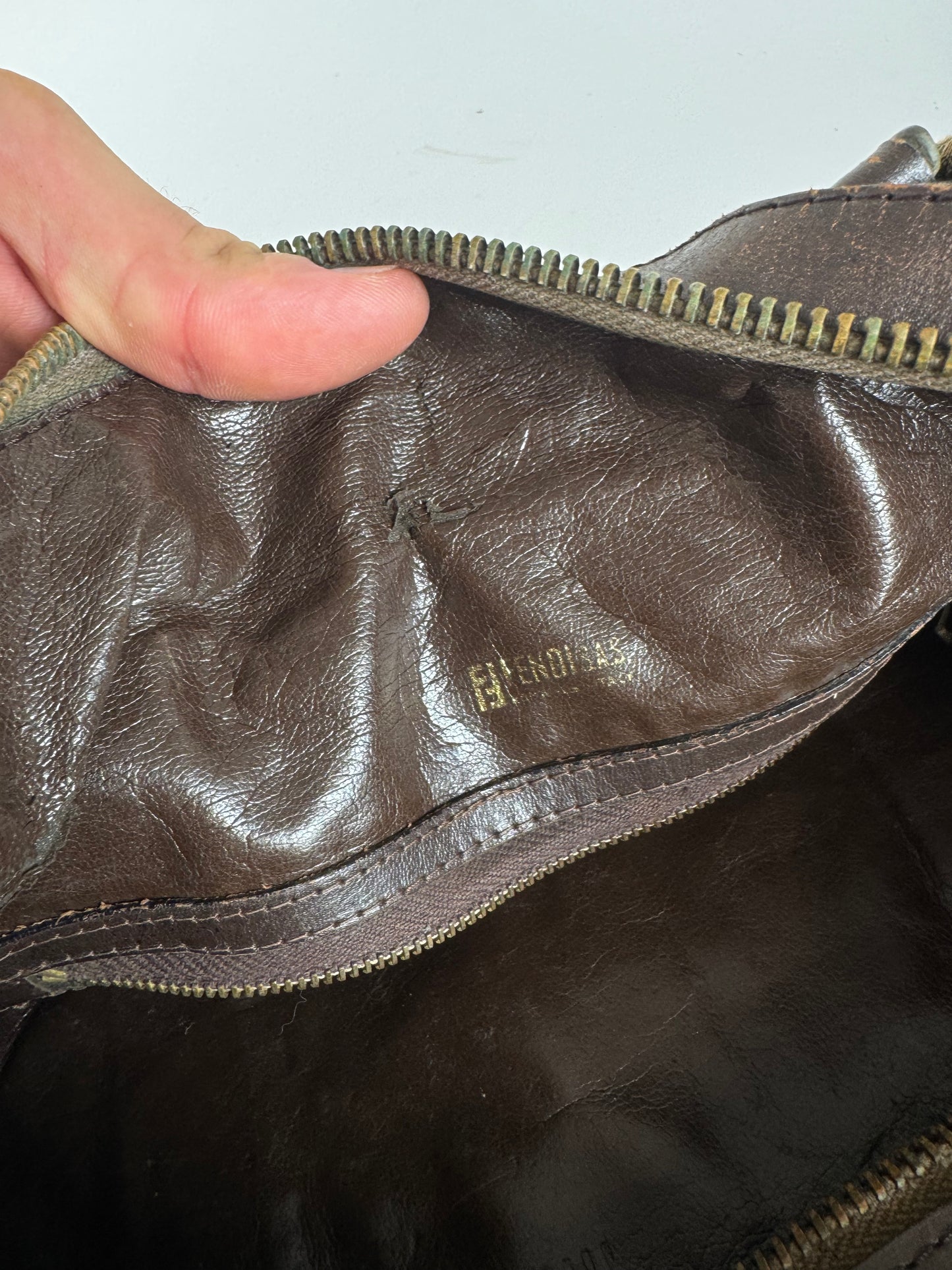 Mini sac de sport vintage Fendi monogramme