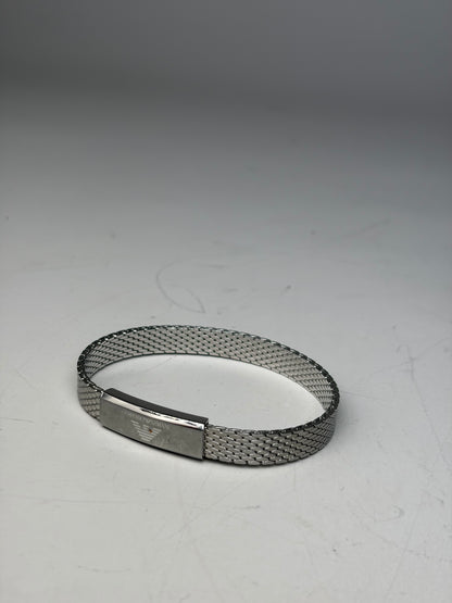 Vintage Emporio Armani Stainless Steel Bracelet Silver