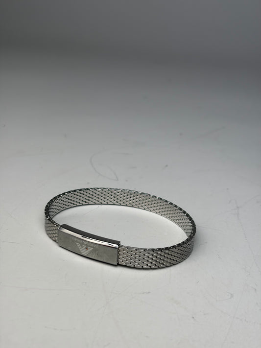 Vintage Emporio Armani Stainless Steel Bracelet Silver