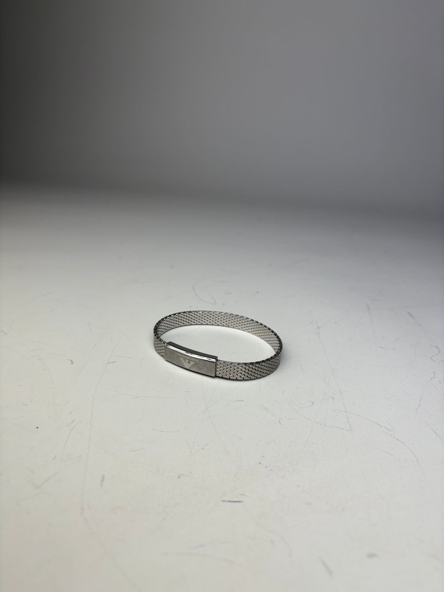 Vintage Emporio Armani Stainless Steel Bracelet Silver