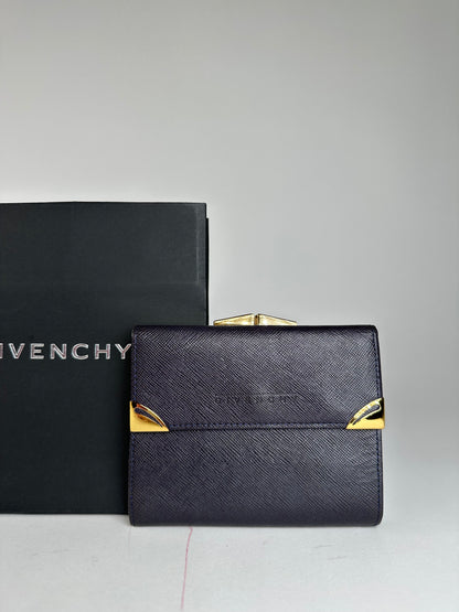 Vintage Givenchy Leather Wallet Black