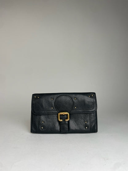 Vintage Chloe Leather Clutch Black