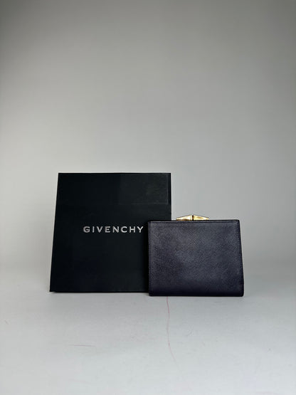Vintage Givenchy Leather Wallet Black