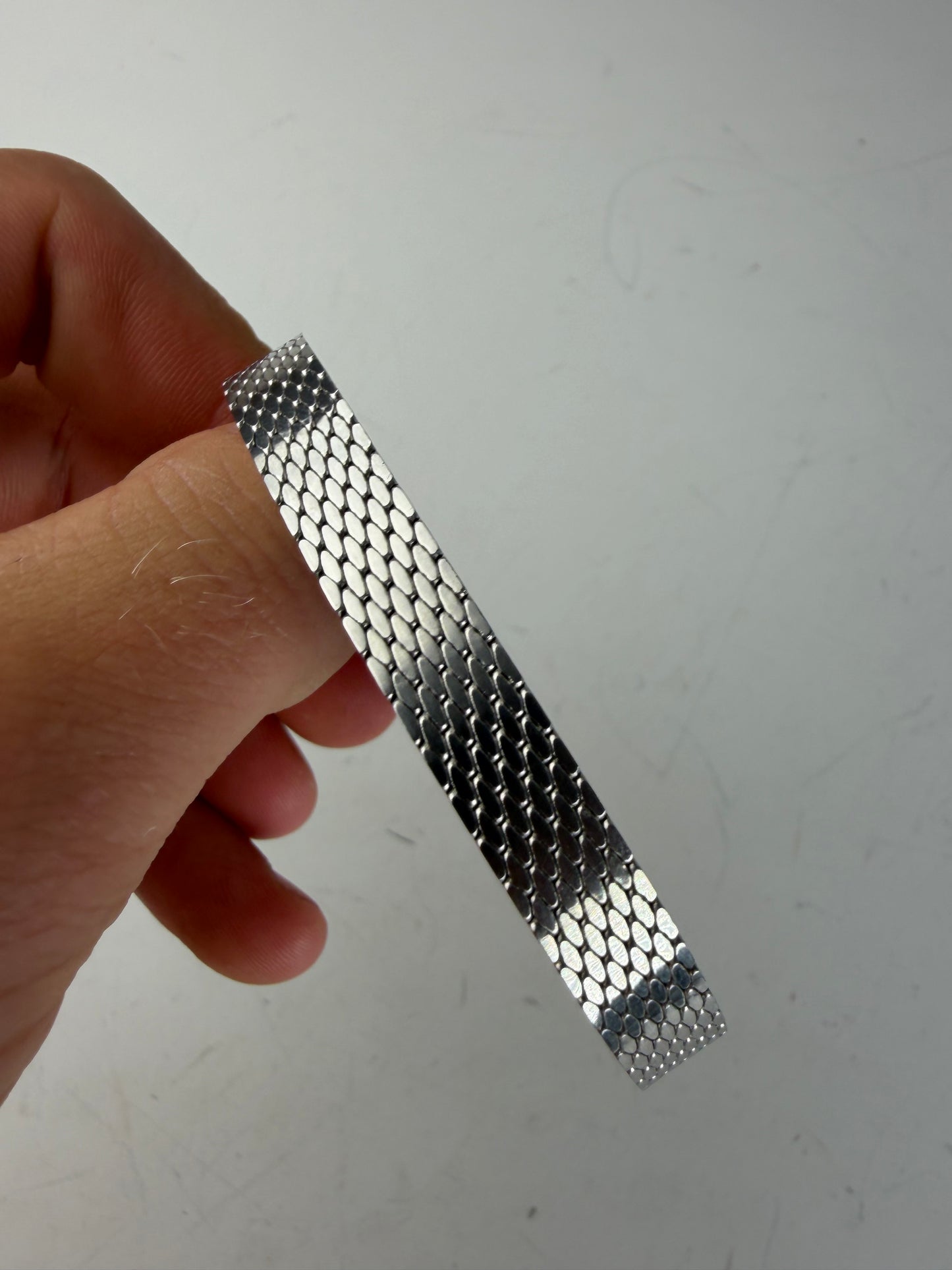 Vintage Emporio Armani Stainless Steel Bracelet Silver