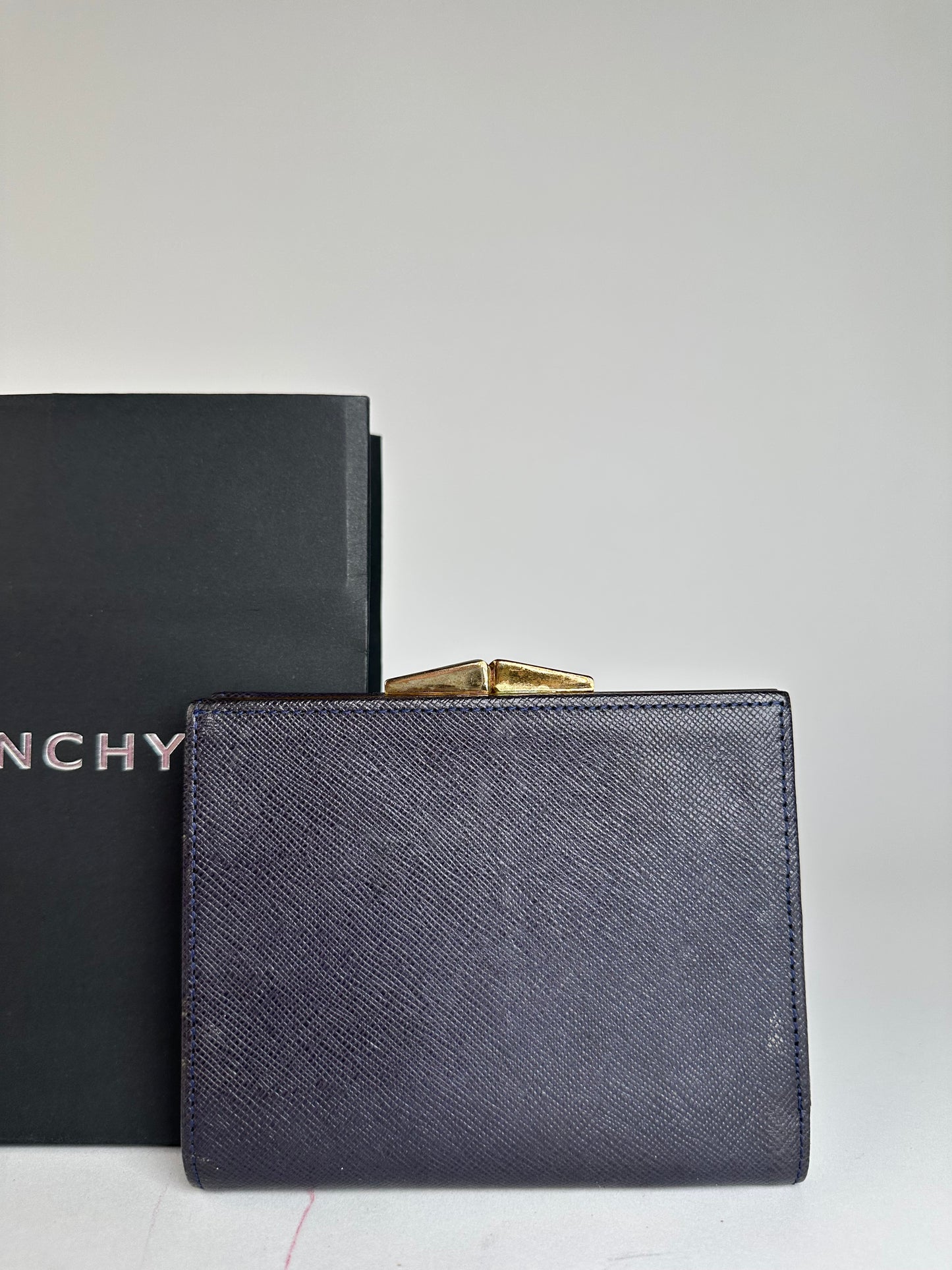 Vintage Givenchy Leather Wallet Black