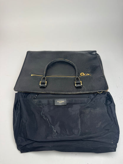 Sac Courrèges vintage en cuir noir