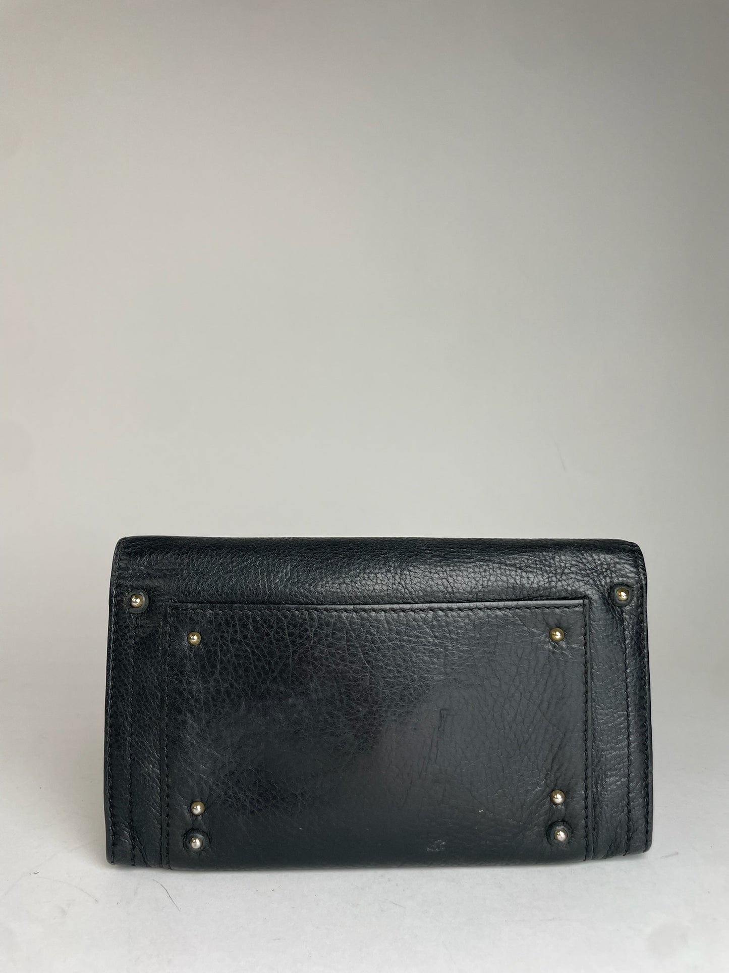 Vintage Chloe Leather Clutch Black