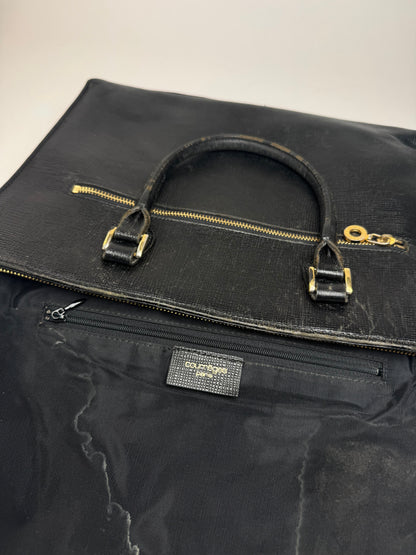 Sac Courrèges vintage en cuir noir